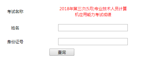 2018年第三次泸州职称计算机考试成绩查询入口