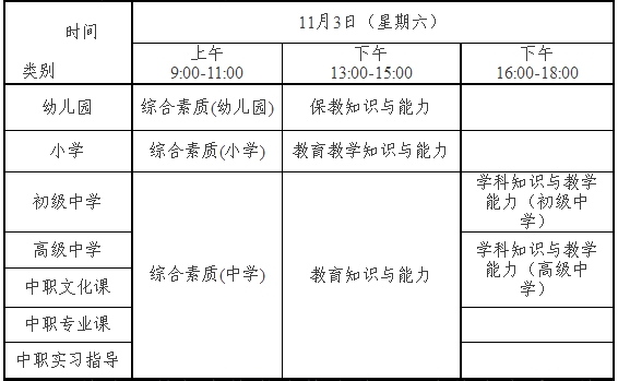 2018年下半年湖南中小学教师资格考试笔试公告 